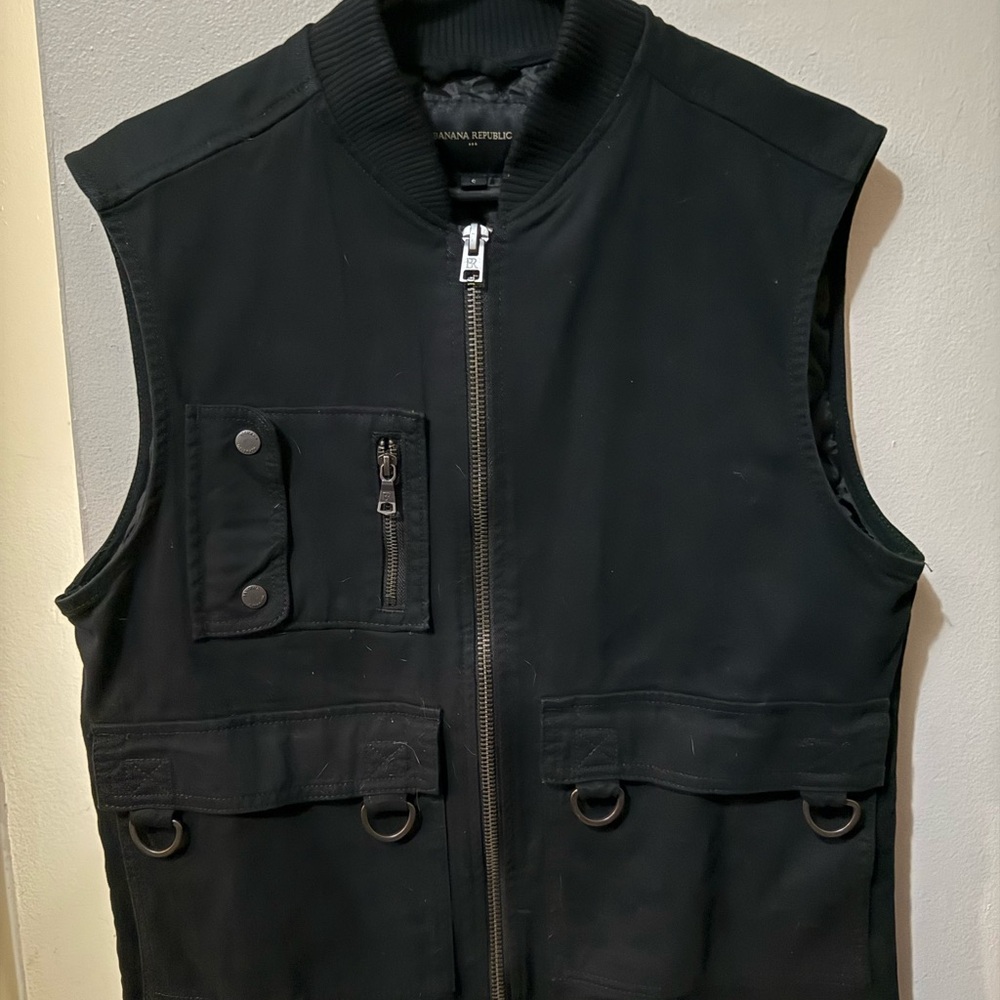 Black Utility Vest